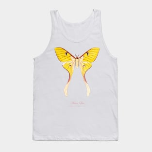 Moth - Malaysian Moon Moth, Actias Maenas Leto female 1 Tank Top